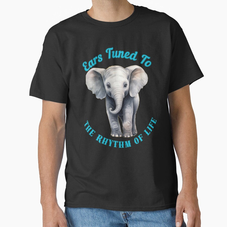 Ears Tuned To The Rhythm Of Life. adorable elephant by ElephantVibes