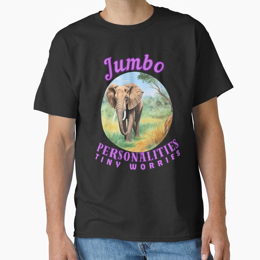 Jumbo Personalities, Tiny Worries. elephant face by ElephantVibes