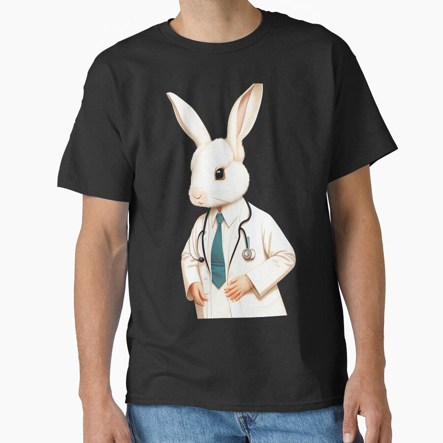 Cute baby doctor rabbit illustration 12 by vishalraifx