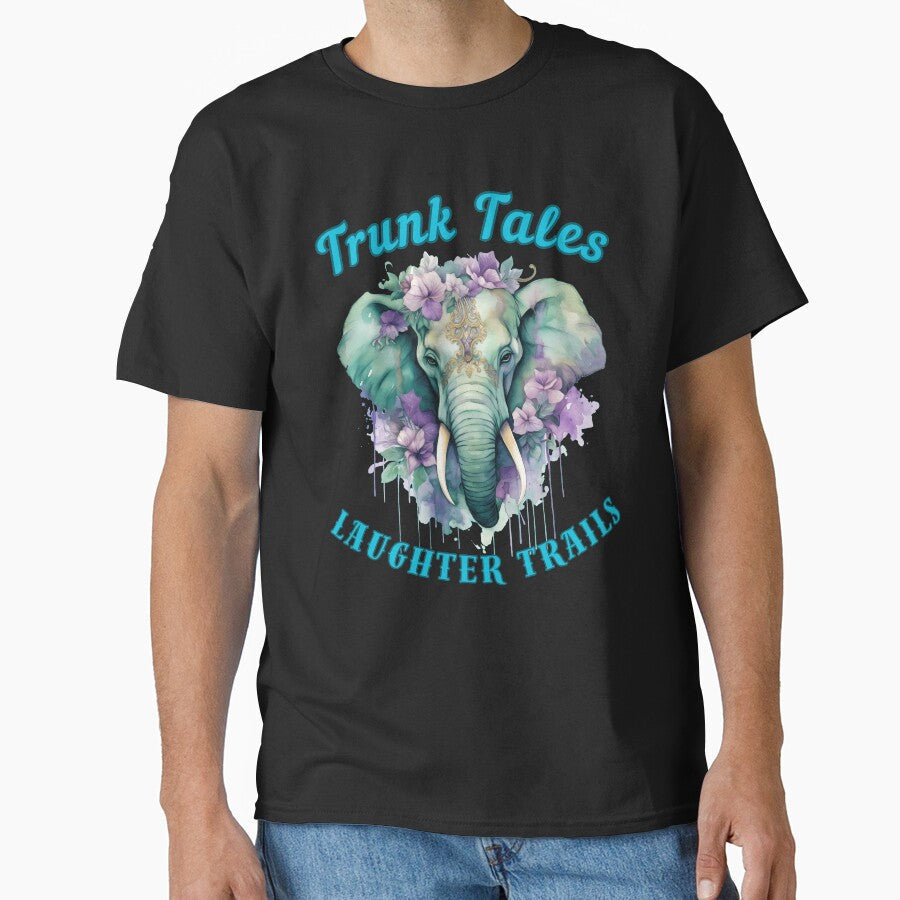 Trunk Tales, Laughter Trails. adorable elephant by ElephantVibes