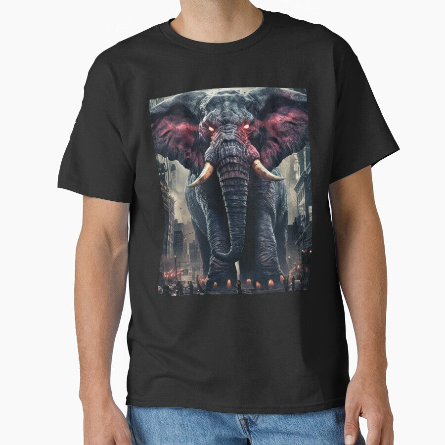 Elephant Portrait. horror elephant by ElephantVibes