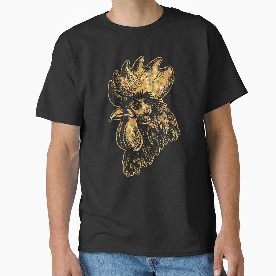 Chicken - Chicken Geometric by UnknownArtistt