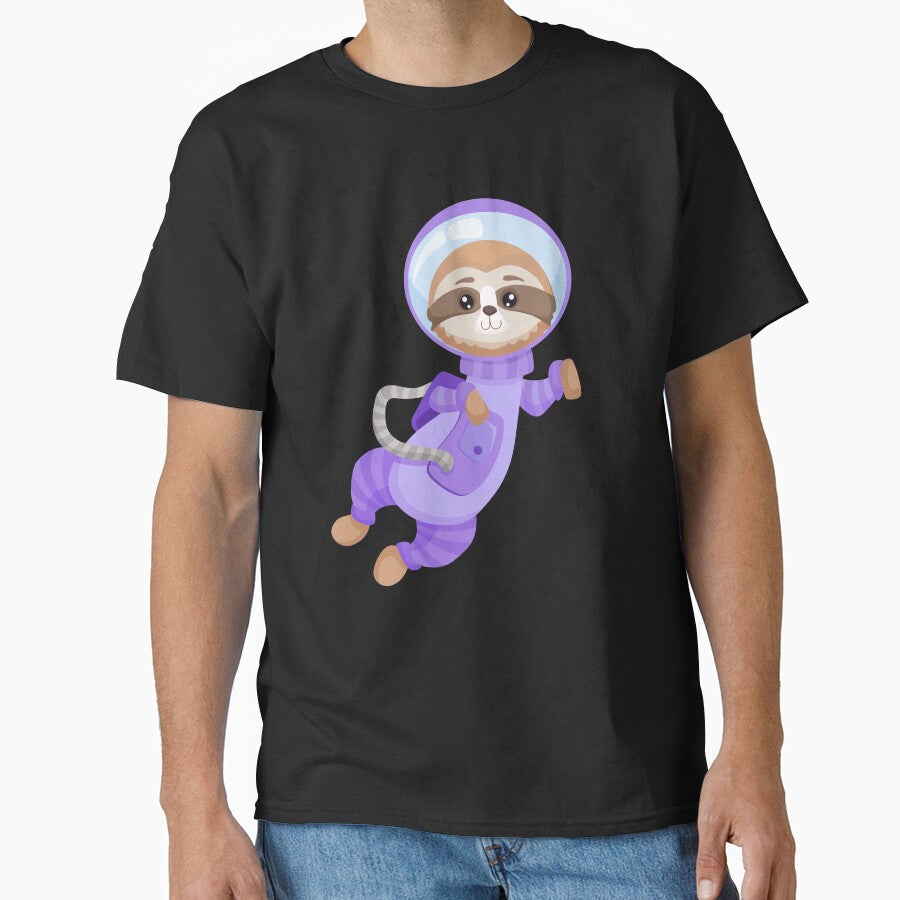 Cute Sloth, Astronaut Sloth Space Sloth Tee, for Men Women kids by Waleedw