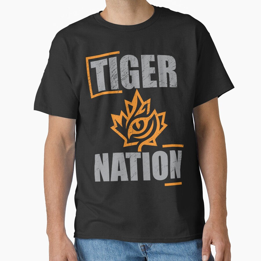 Tiger Nation Powerful Tiger Logo Shirt by DesignsDrip