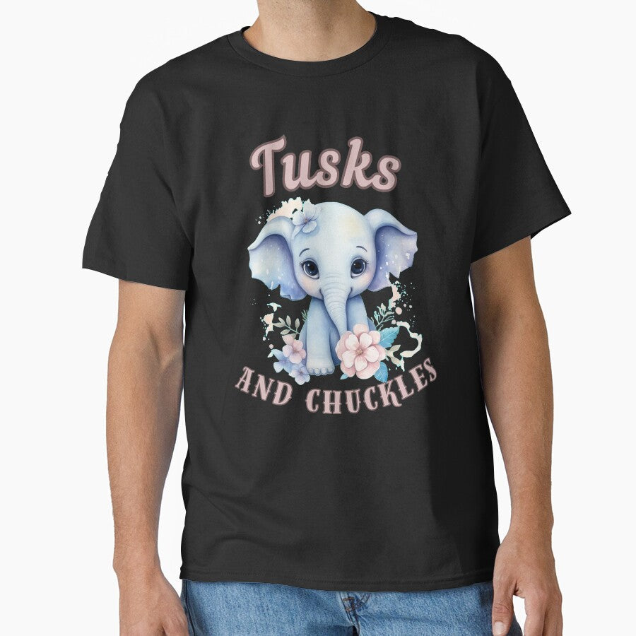 Tusks And Chuckles. elephant head by ElephantVibes