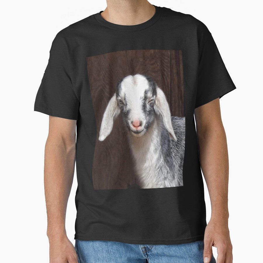 winking goat by Stephanie  Skeem