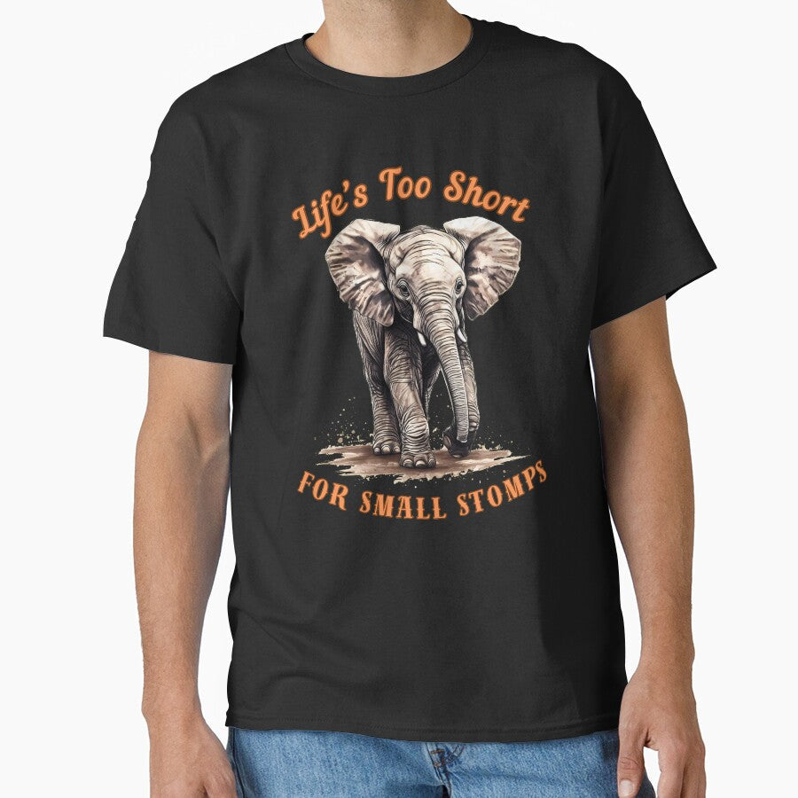 Life’s Too Short For Small Stomps. elephant portrait by ElephantVibes