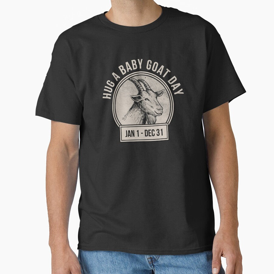Hug a Baby Goat Day by The Junto Shop