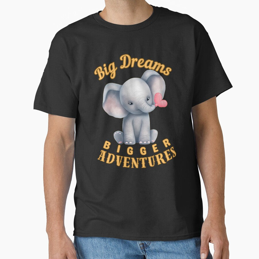 Big Dreams, Bigger Adventures. watercolor elephant by ElephantVibes