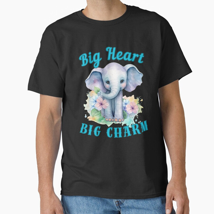 Big Heart, Big Charm. adorable elephant by ElephantVibes