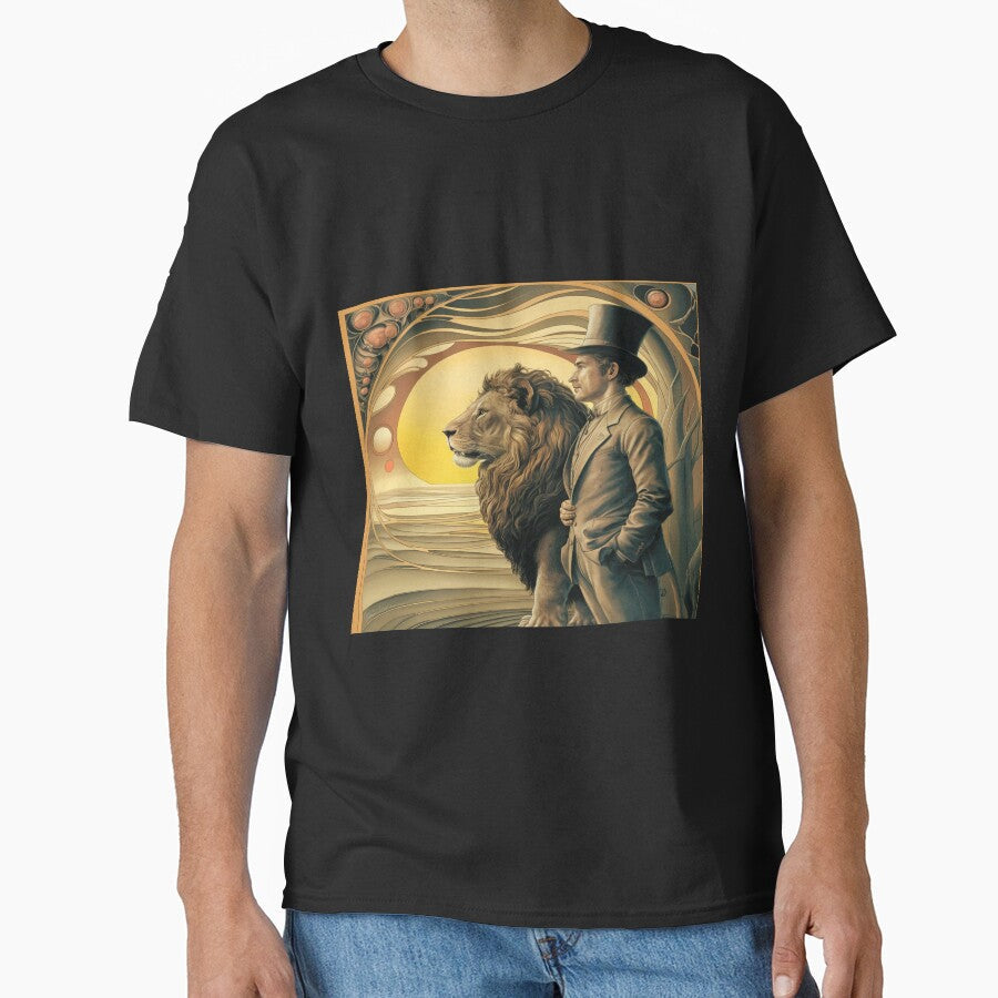 The Lion and the Man by Collection de trésors