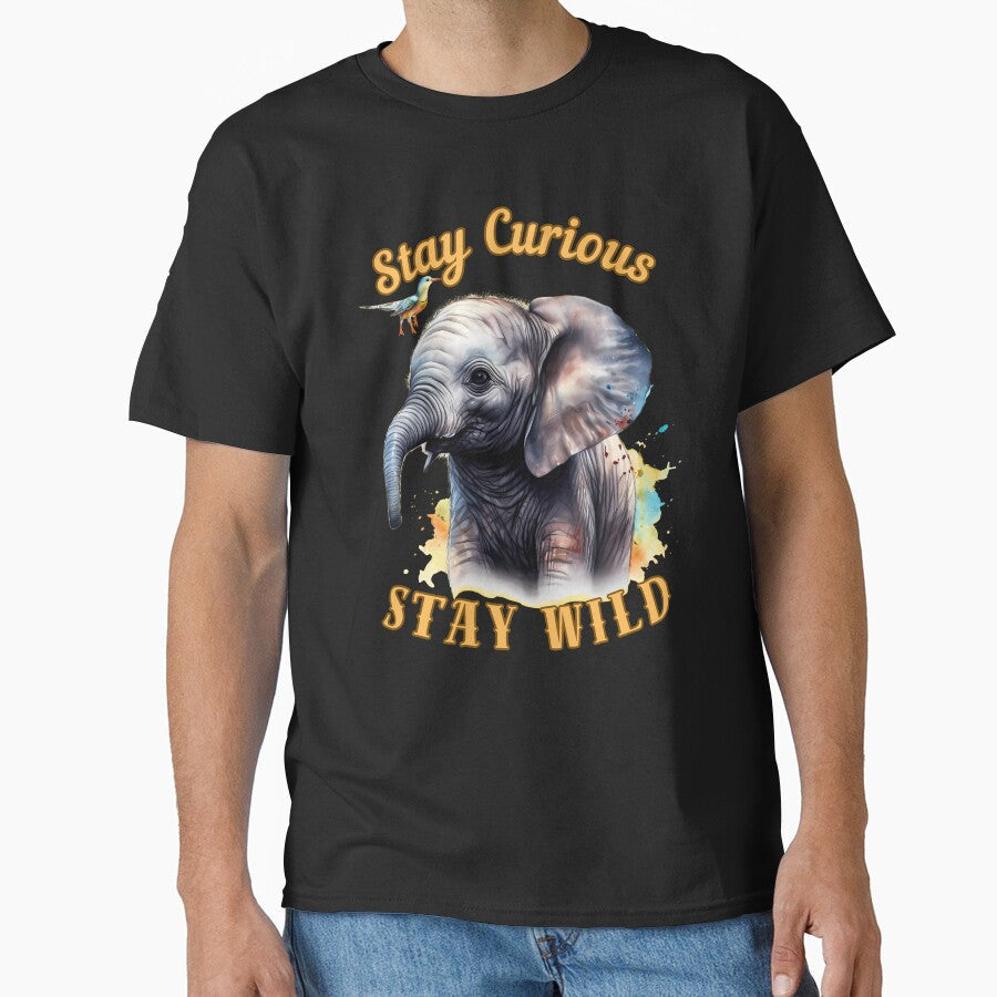 Stay Curious, Stay Wild. elephant lover by ElephantVibes