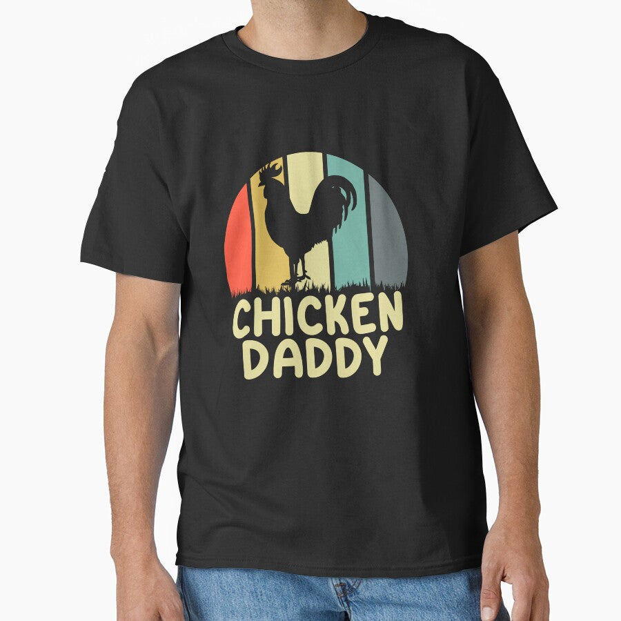 Chicken Daddy Shirt, Chicken Shirt,  Chicken Farmer Shirt, Chicken Lover Shirt,  Men's Chicken Shirt, Farm Tees , Chicken Tees For Men by CatchUriDesigns