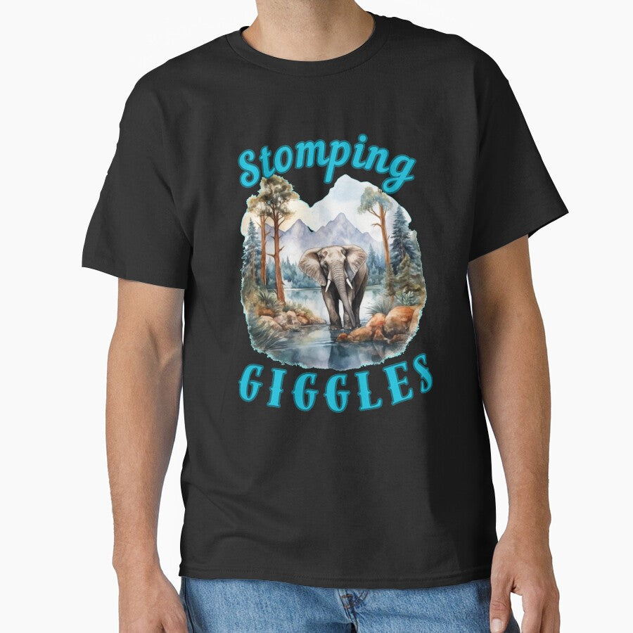 Stomping Giggles. adorable elephant by ElephantVibes