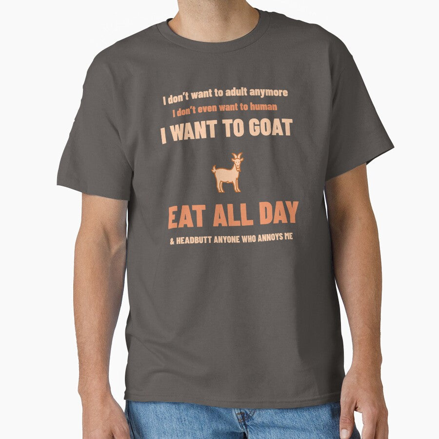 I Don’t Want to Human, I Want to Goat by Mugfulmomentz