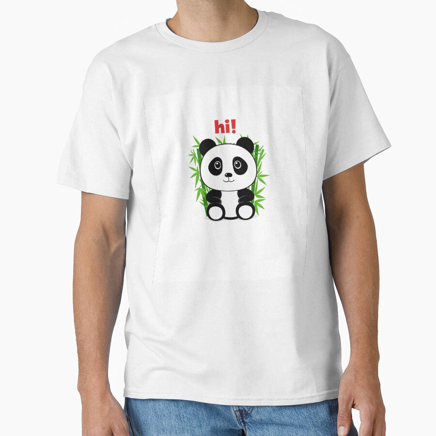 Cute Baby Panda Saying Hi by Divine Design's