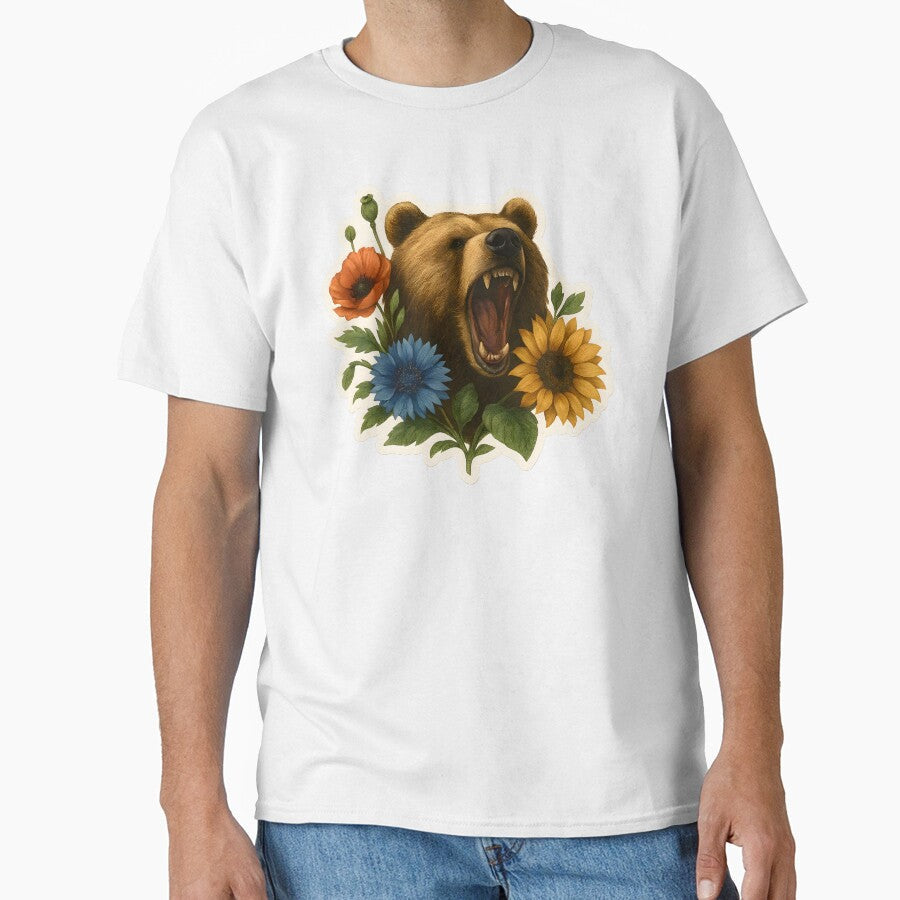 Bear with Flowers by Yomere