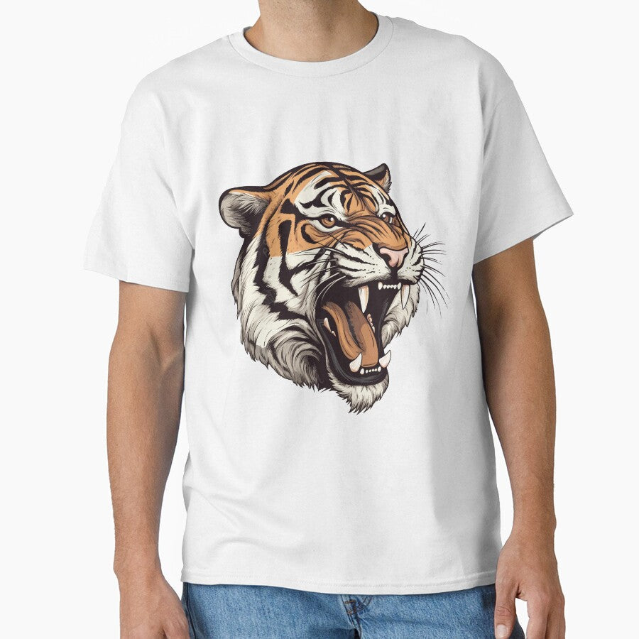 Roaring Tiger - Majestic Wildlife Art Print by QualityQuest