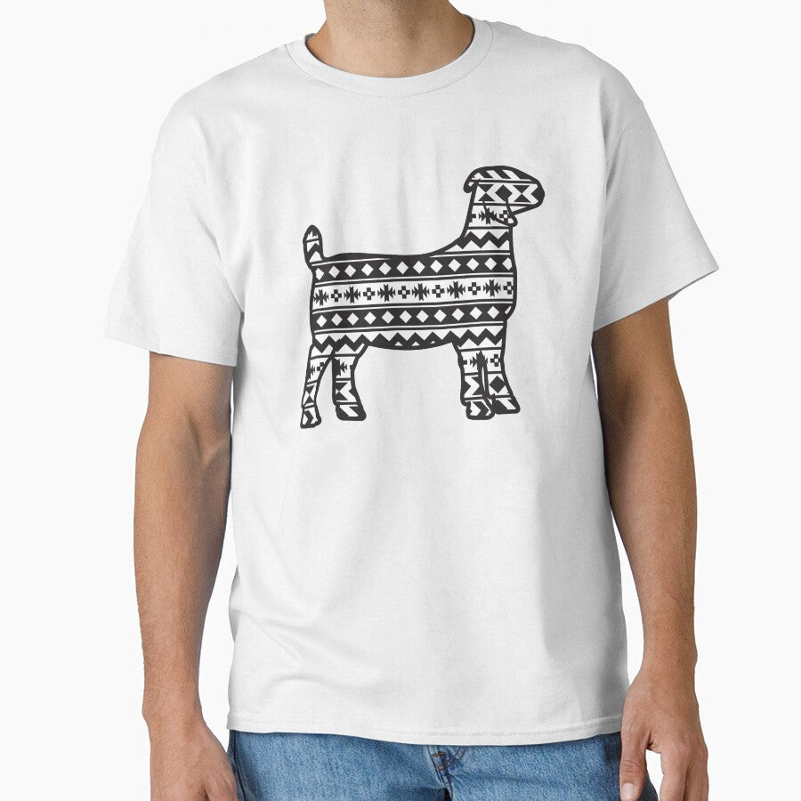 Boer Goat with Aztec Pattern by Sam Morrison