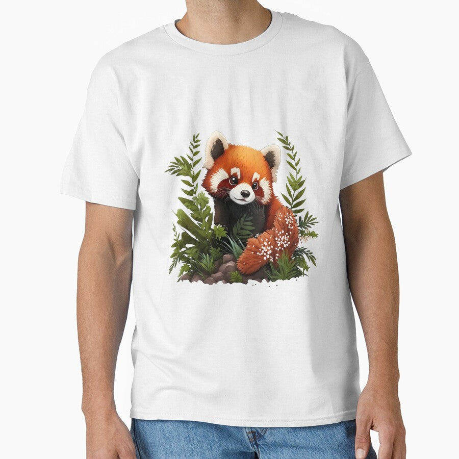 Cute Red Panda by 9livescanvas