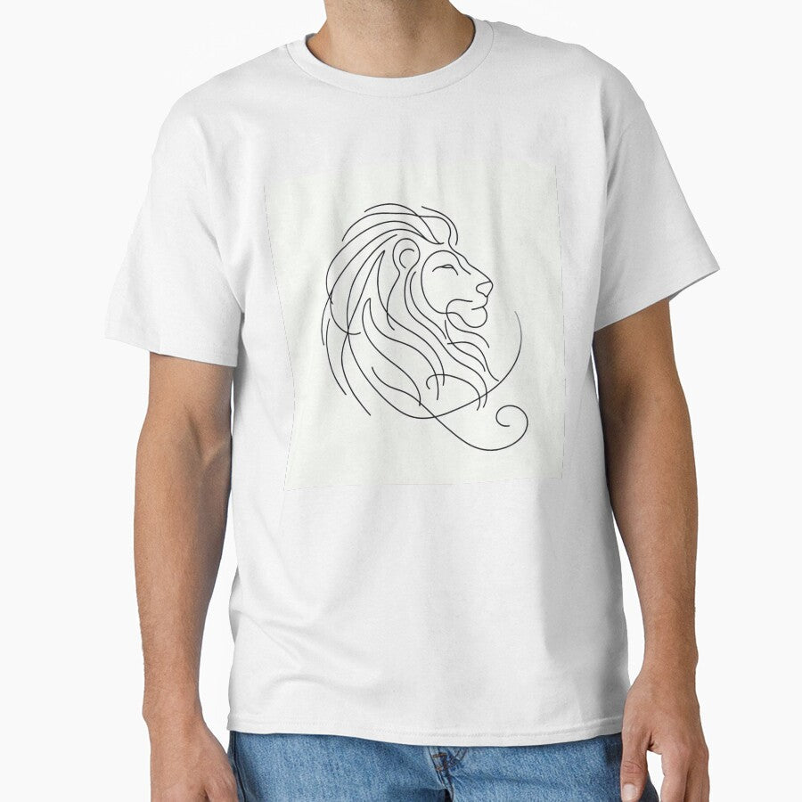 one line lion by vinniespeer