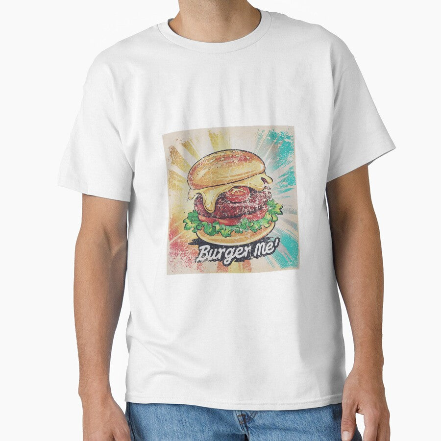 burger me burger day special art with classic vibe by BKSARYLIFE