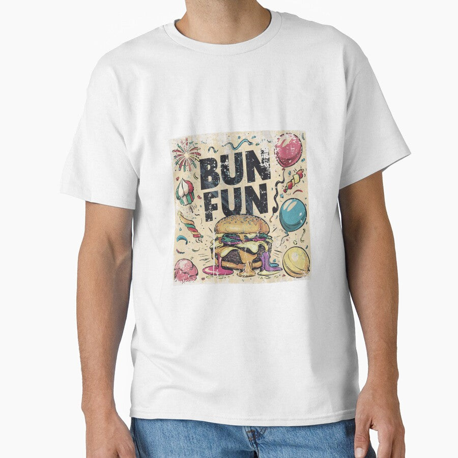 burger day art with text and vintage style by BKSARYLIFE