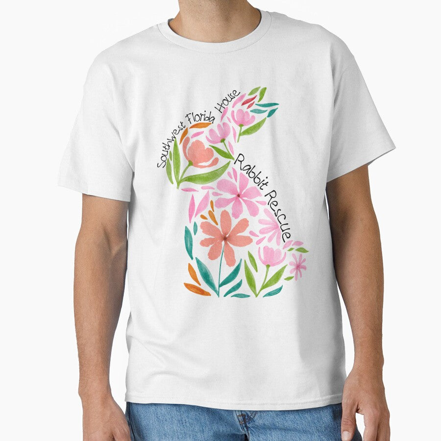 Bunny Rabbit Watercolor Flowers by swflrabbits