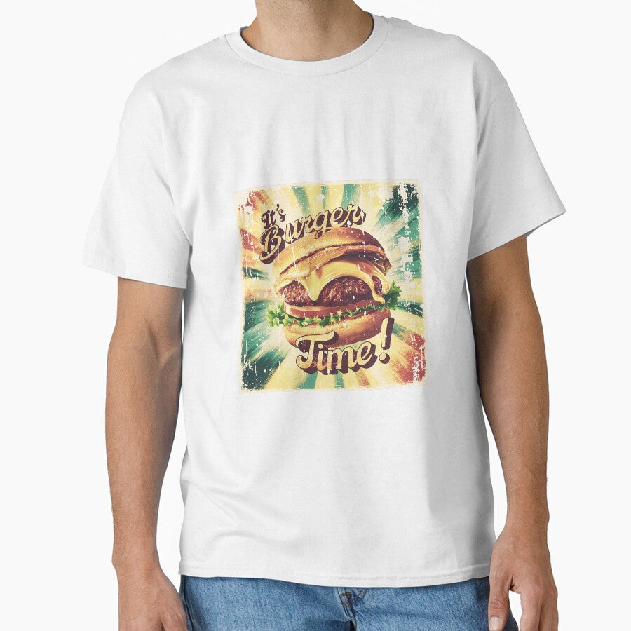 burger time burger day special with vintage vibe by BKSARYLIFE