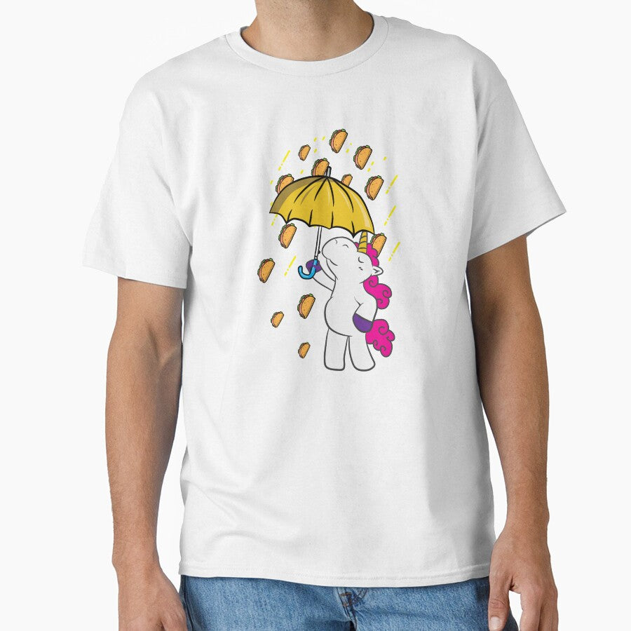 Love Tacos Its Raining Tacos Unicorn Gift Idea by haselshirt