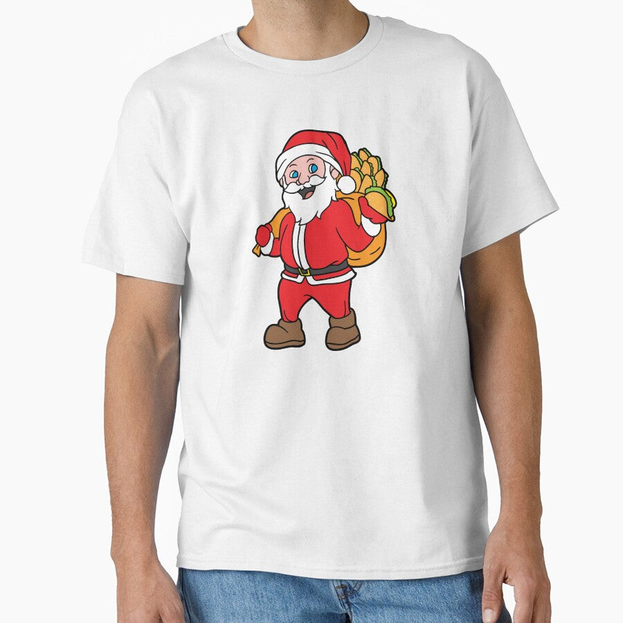 Santa Taco Bag Christmas Xmas Holiday Gift by haselshirt