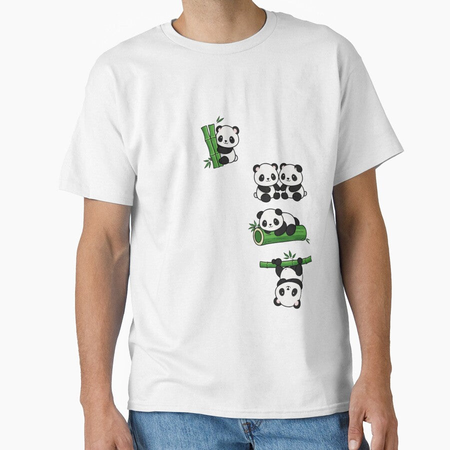 Cute Kawaii Panda Bears Bamboo - Funny Panda Lover Gift by Unsololugar