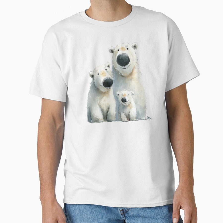 Cute Polar Bear Family ' Polar Bear Love ' BY SHiRLeY MacARTHuR by Shirley MacArthur Art