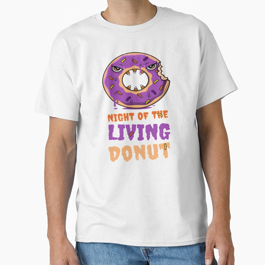 Halloween Night Of The Living Donut Zombie Funny by Clavitaps