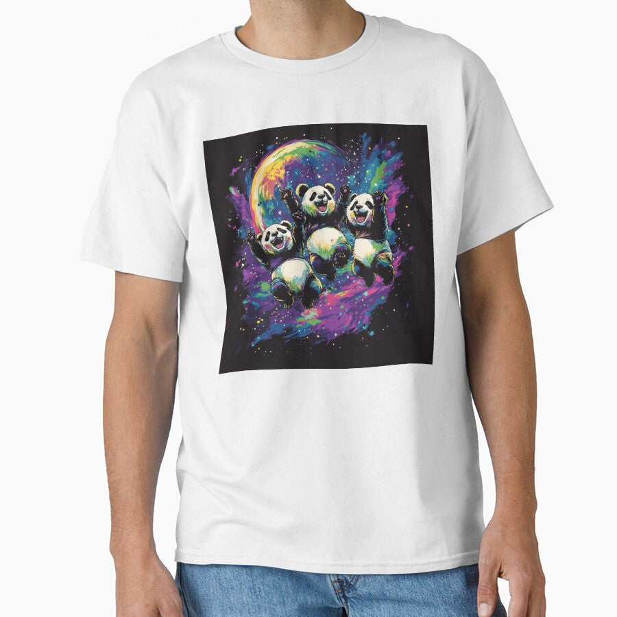 Group Of Panda and Moon by NicolasGlowArt