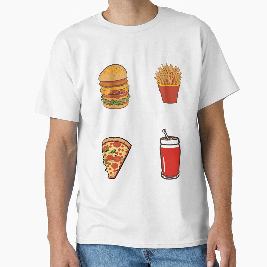 Combo Burger - Fast Food Favorite by FridPix