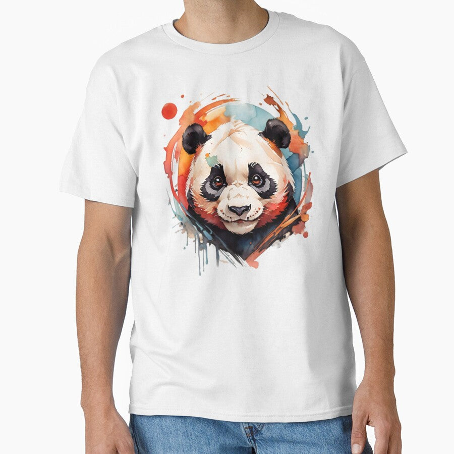 Colorful Panda Drawing by PolygonPinnacle