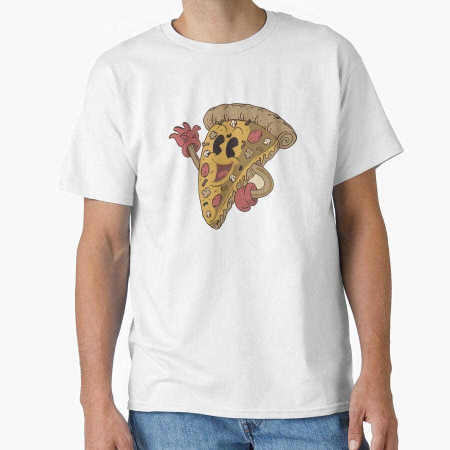 Retro Pizza Slice Mascot by The  Qash