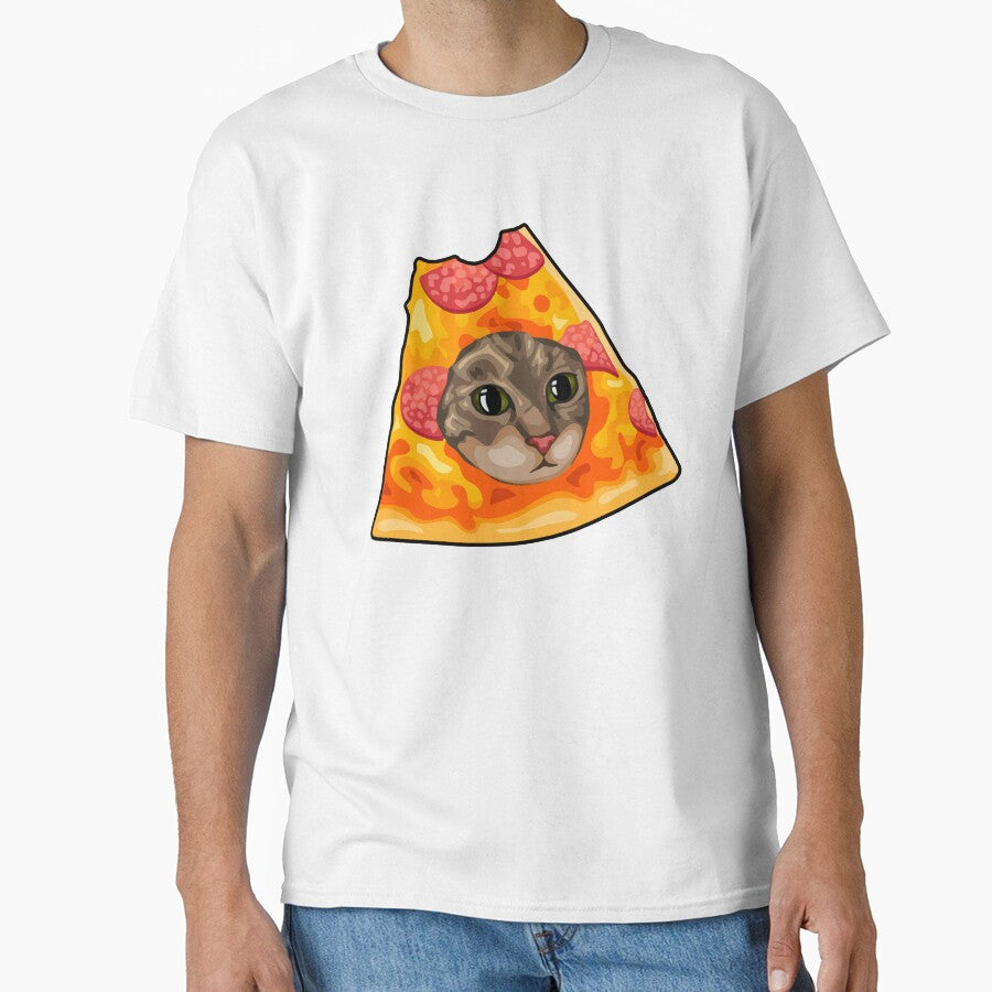 Funny Pizza Cat, Cursed Cat Images by printify