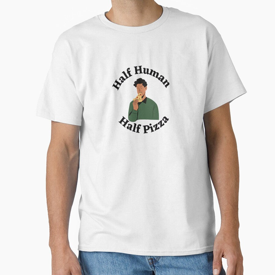Half Human Half Pizza Man by tiredandbored