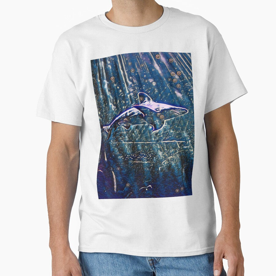 Majestic Midnight Sea Ocean Portrait Shark Art by TheWildFlix