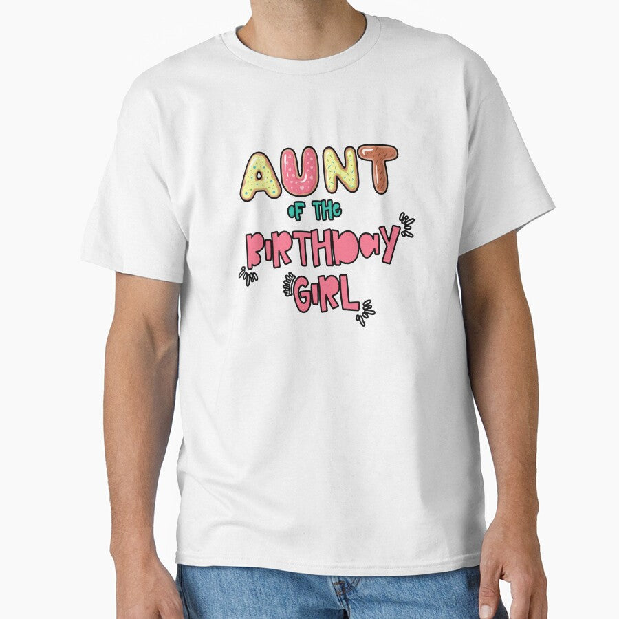 Aunt of the Birthday Girl Family Donut theme by SwankyFine