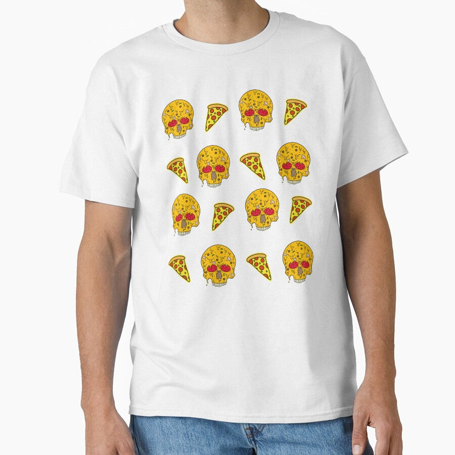 Pizza Skulls N Slices (Red) by Milasneeze