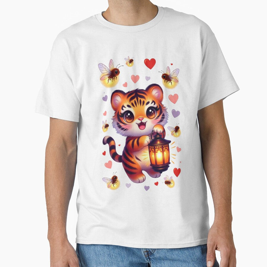 Cute Tiger Lantern & Bees by CoquetteLunaCo
