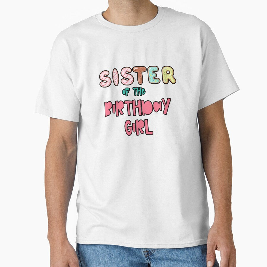 Sister of the Birthday Girl Family Donut theme by SwankyFine