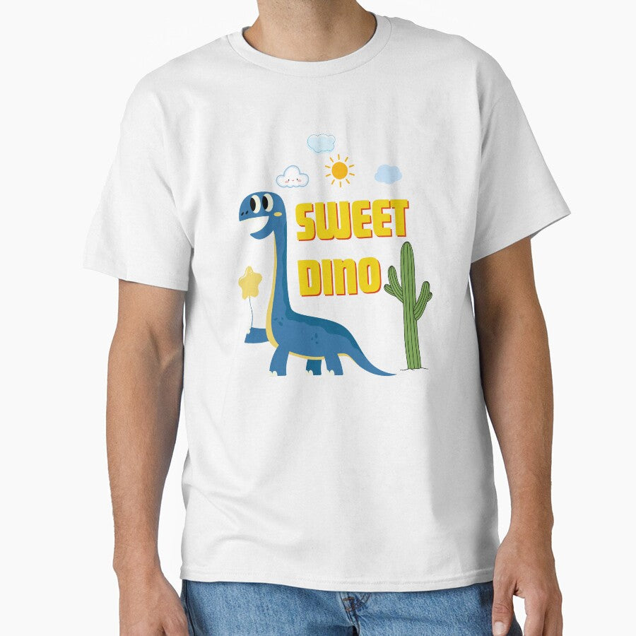 Dinosaur Walking with a Star – Carefree and Playful by j-2k