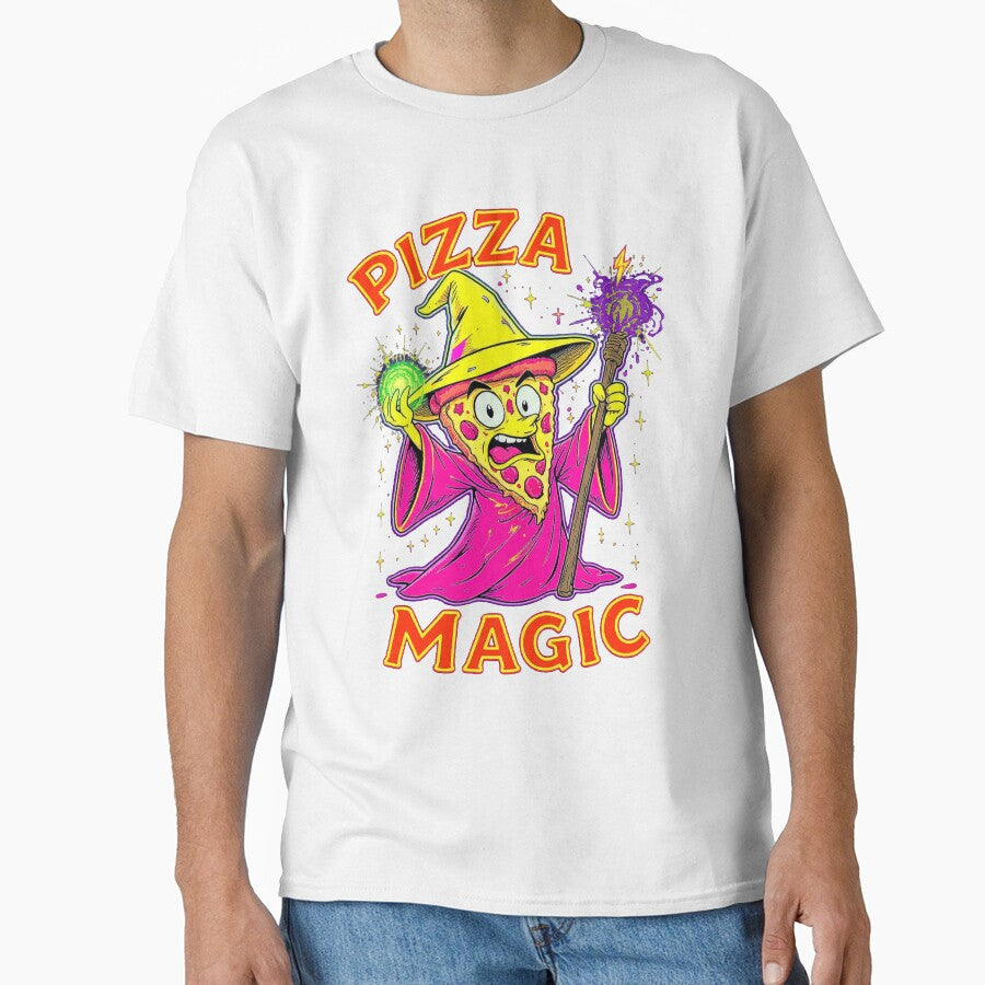 Pizza Magic Wizard Slice Funny Pizza Lover Gift by PixelQ