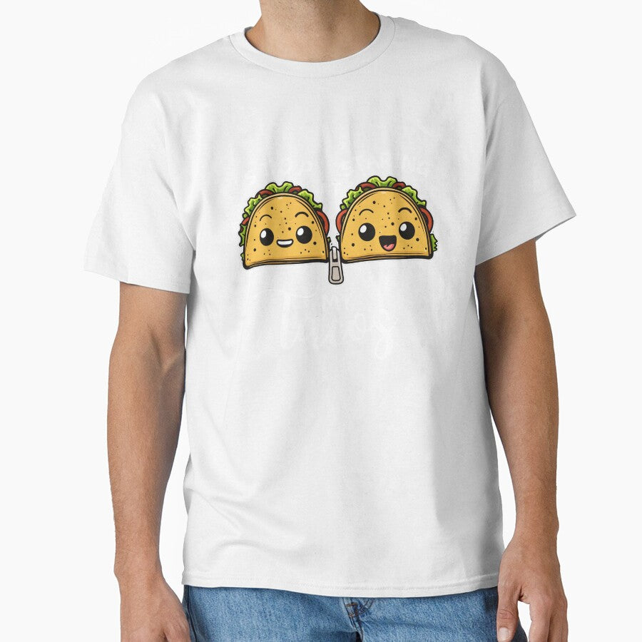Stop Staring At My Tacos Funny Happy Taco Zip Together by PantatKiller