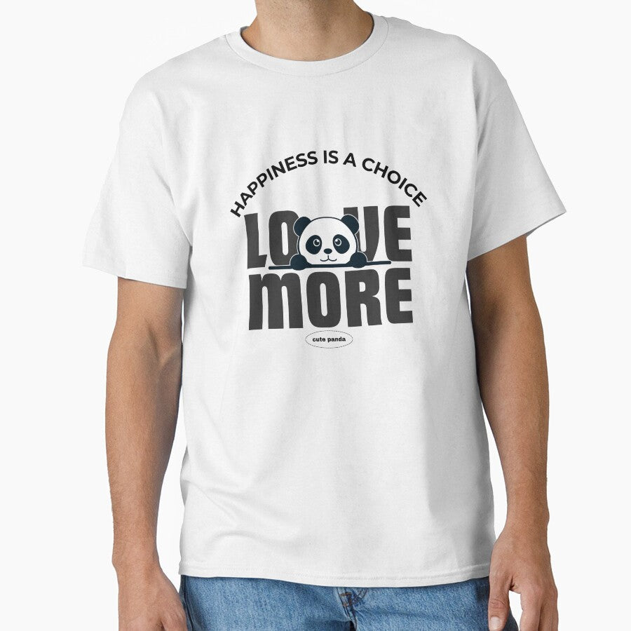 Happiness Is a Choice  Love More Cute Panda by SushiShop1