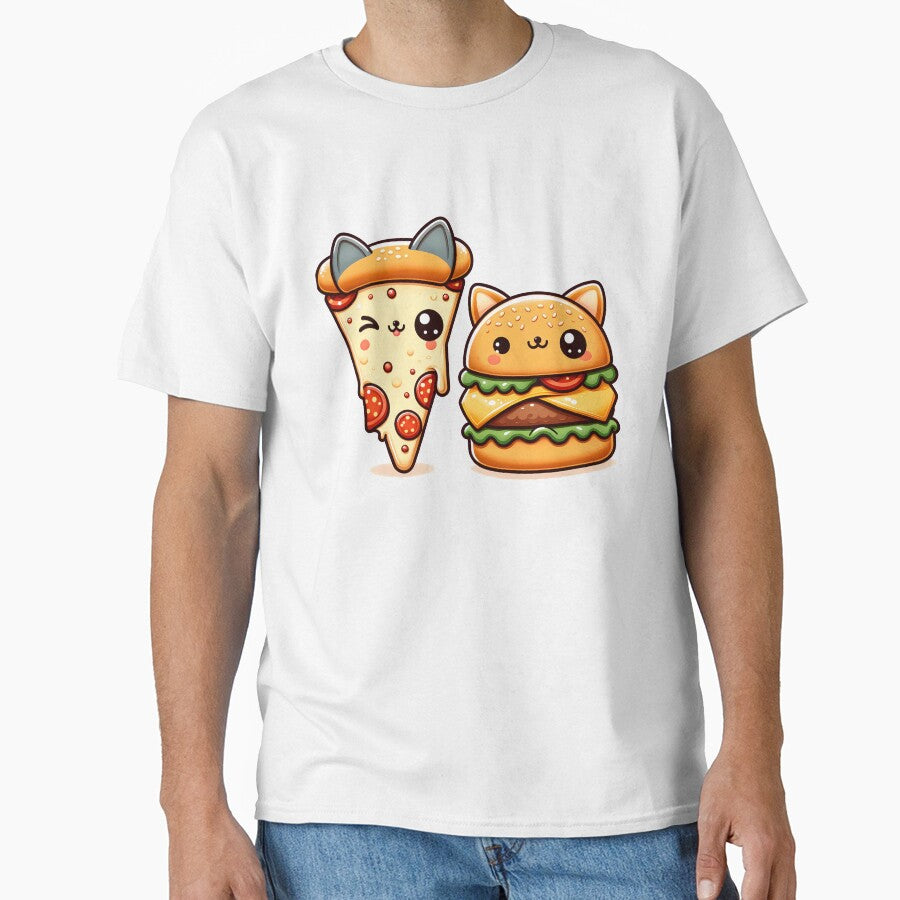 Funny Pizza Burger Lover by Logiamerch